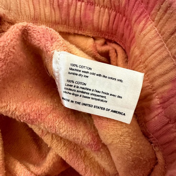 Frankies Bikinis Sherbet Tie Dye Burl Sweat Set Size M - Picture 8 of 8